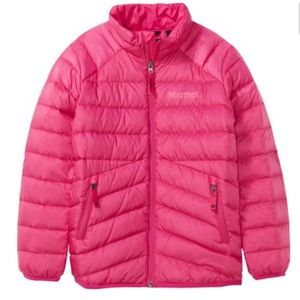 Marmot Highlander Down Jacket - Kids M (size 6/7). Very Berry. NWT